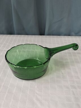 "Empoli Verde" Handblown Saucepan